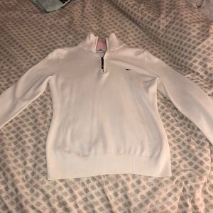 vineyard vines cotton sweater like quarter zip